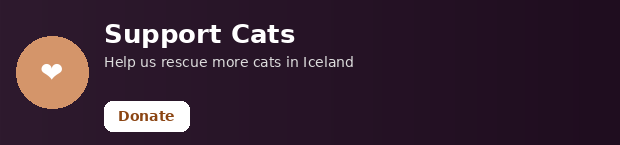 Styrktu kattahjálp